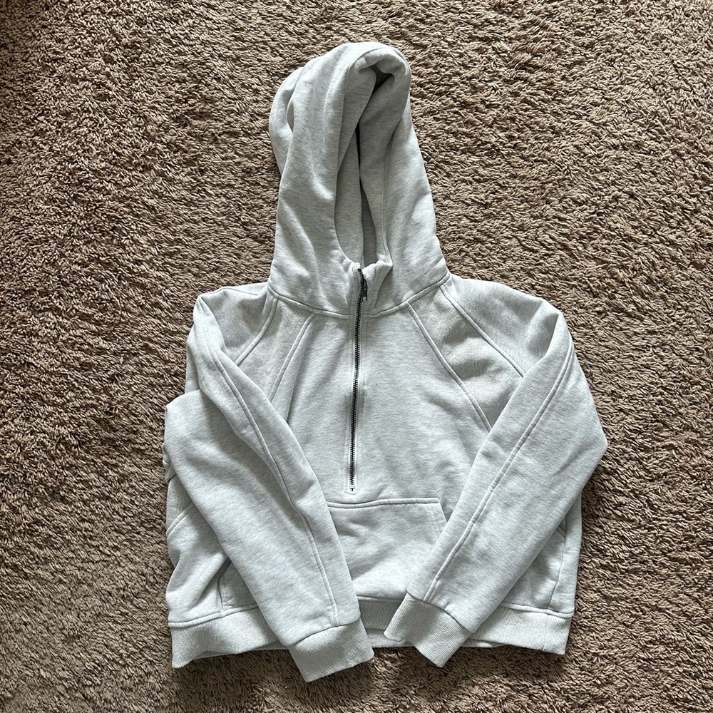 Pink Lily Cropped Hoodie